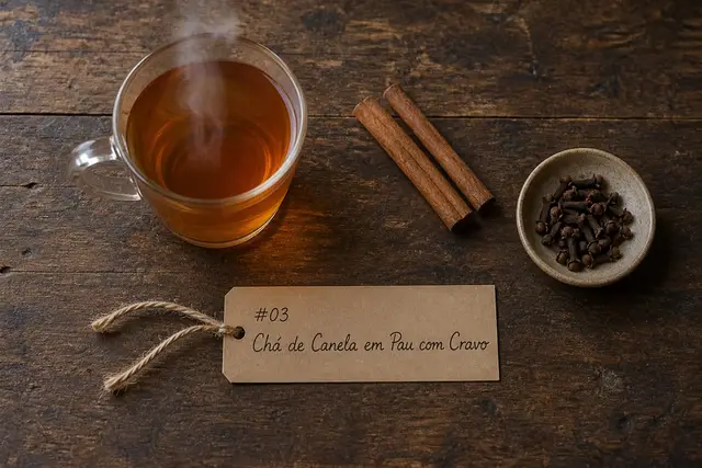 Chá de Canela em Pau com Cravo