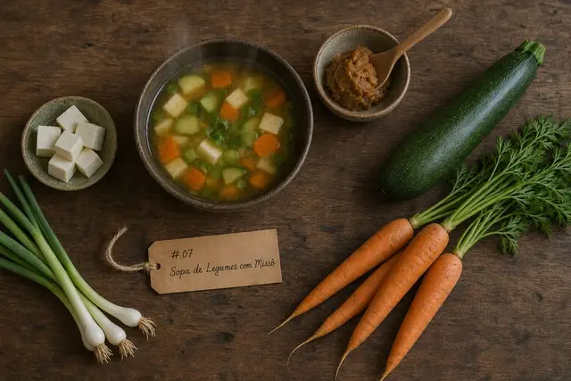 Sopa de Legumes com Missô