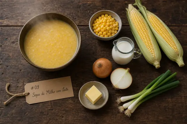 Sopa de Milho com Leite