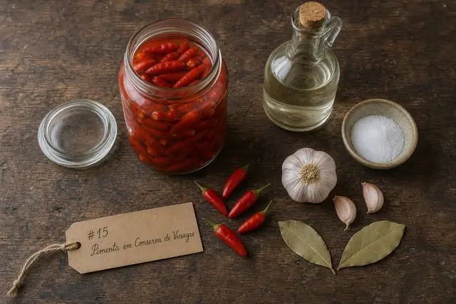 Pimenta em Conserva de Vinagre